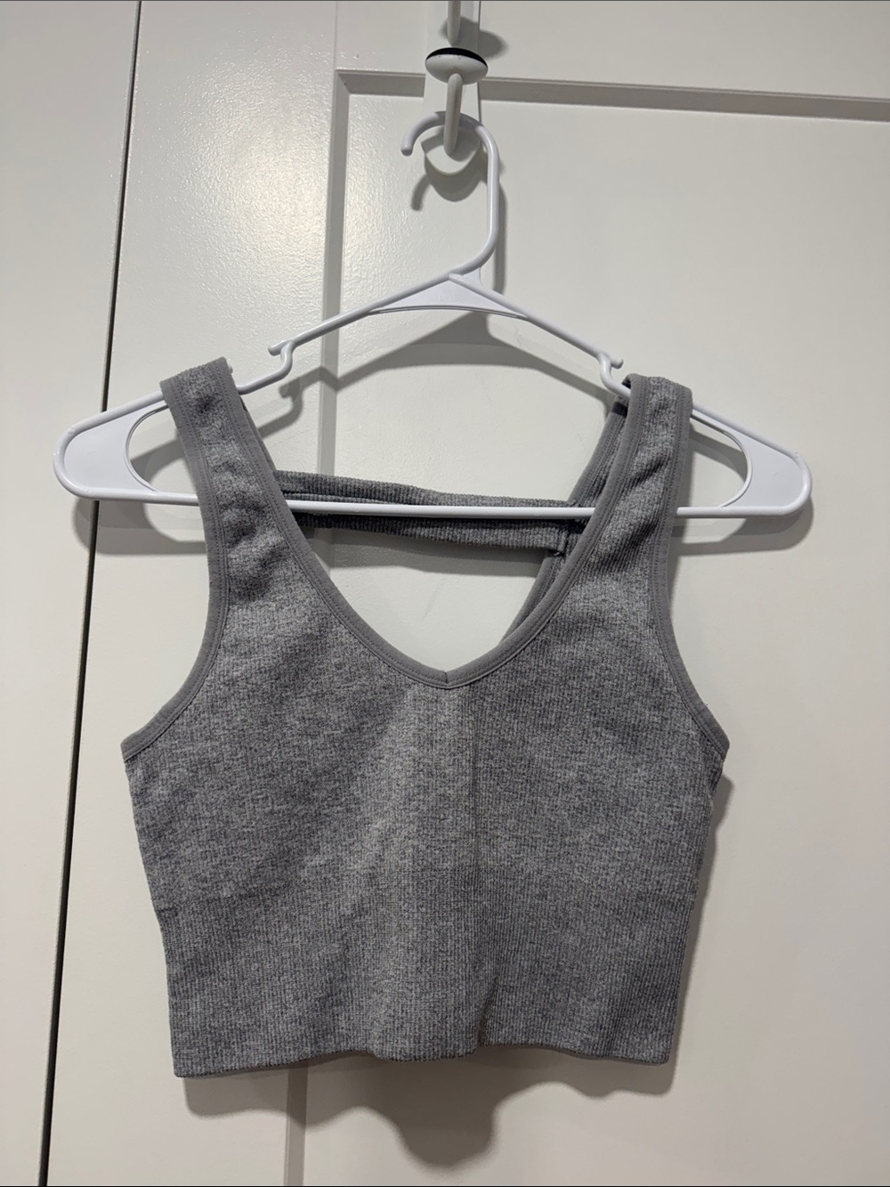 90 Degree By Reflex Heather Gray Ribbed Tank